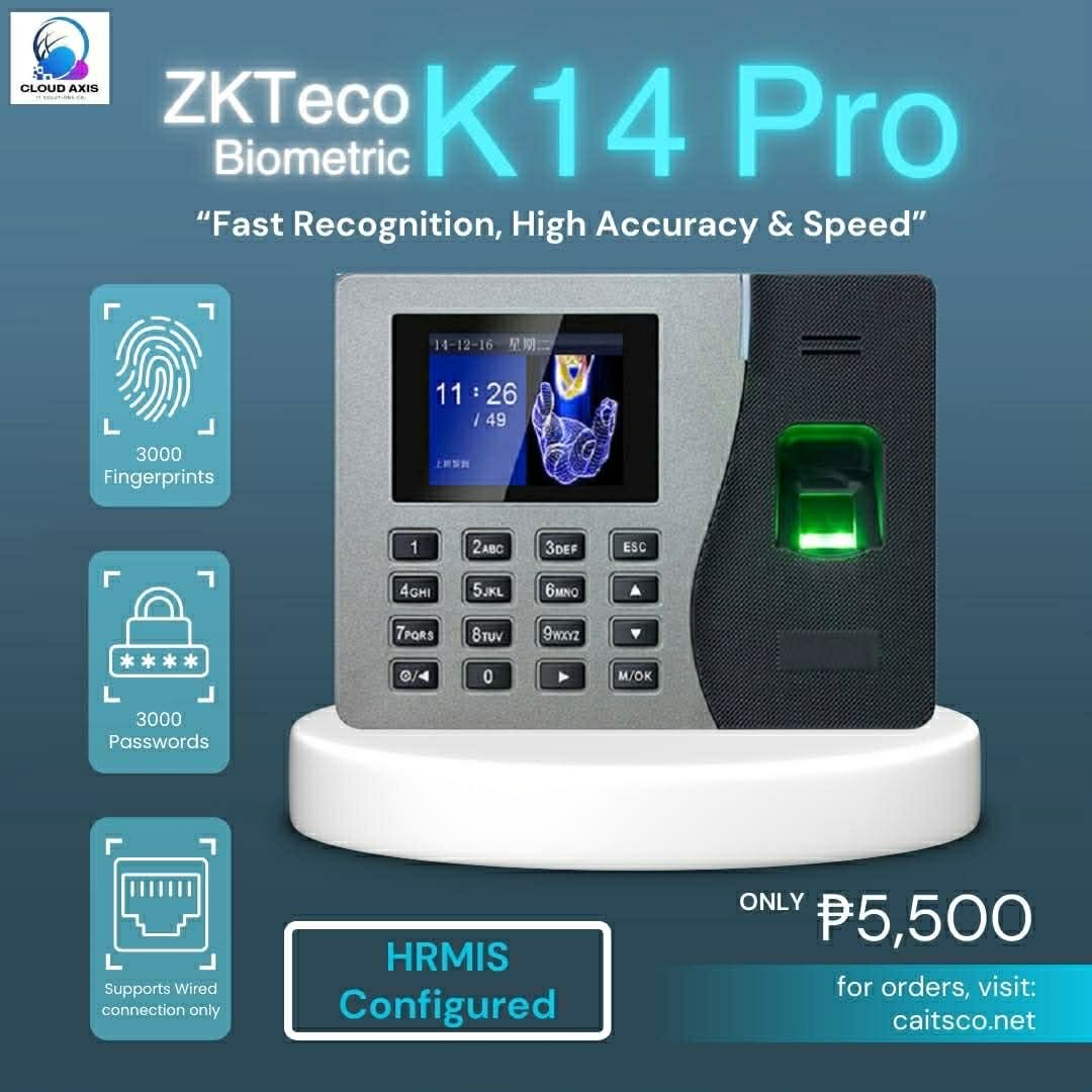 ZKTeco K14 Pro Biometric Attendance Machine